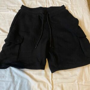 Men's Black Cargo Shorts